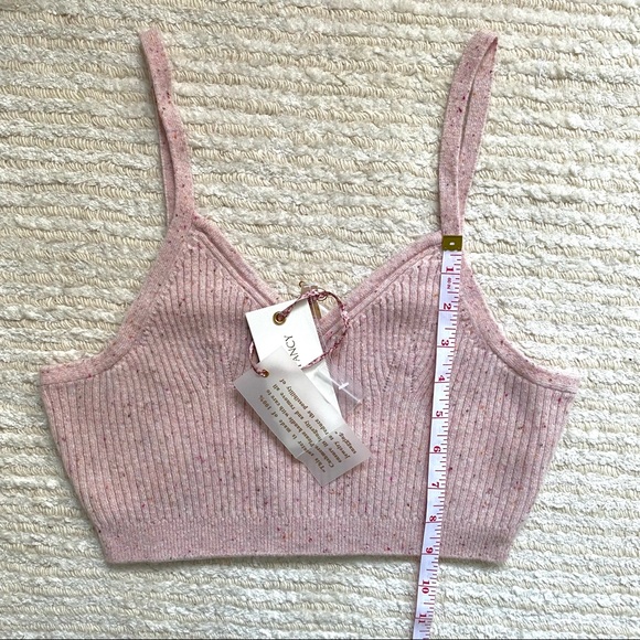 NWT LoveShackFancy Noah cropped bralette - Picture 15 of 16